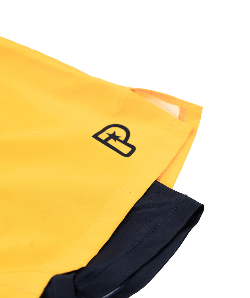 Academy+ Hybrid Shorts - Yellow